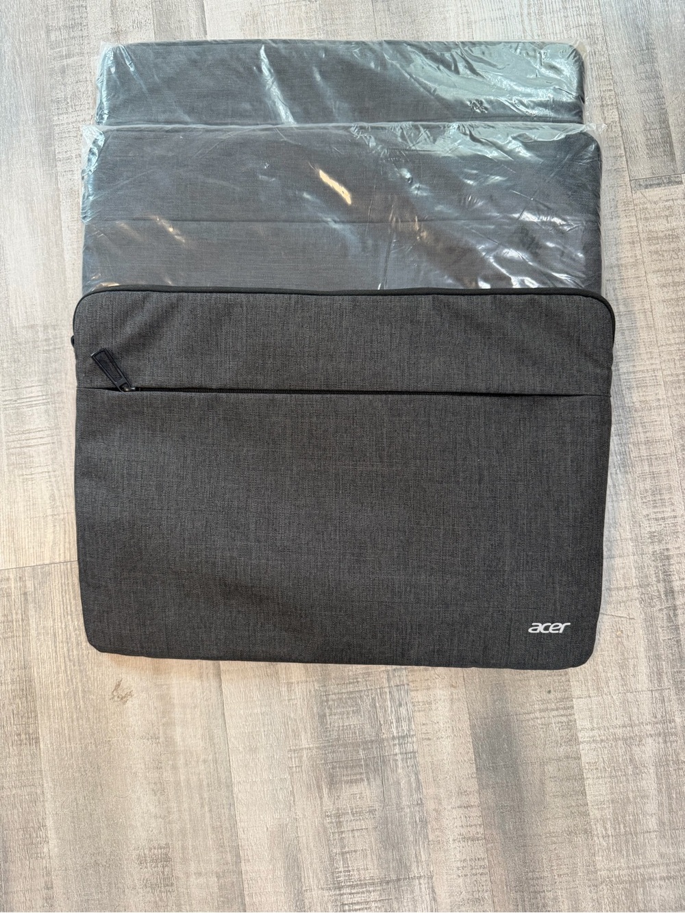 Lot of 2 Acer 16 “ Laptop Sleeves Black Padded Zipper Cases NEW SEALED